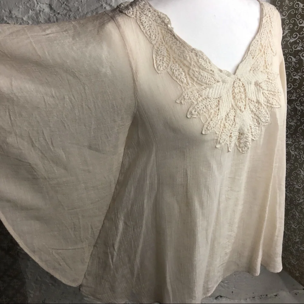 𝅺boho Batwing Dolman peasant Blouse - Picture 4 of 6